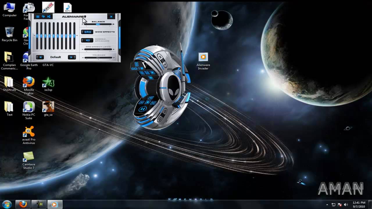 Alienware Invader Theme For Windows 7